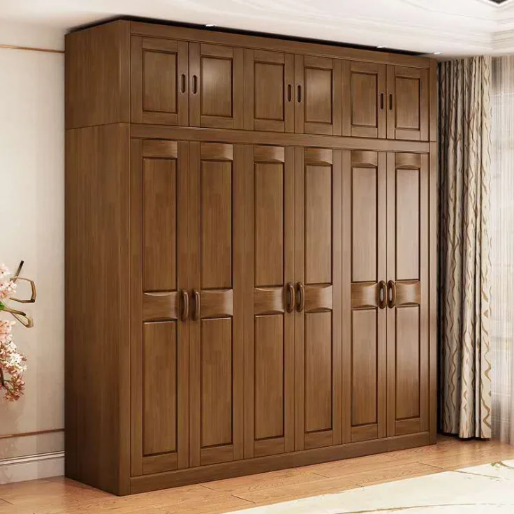 Customized Modular Hotel Home Luxury Bedroom 3/4/5 Door Storage Cabinet Furniture Wooden Modern Armoire Wardrobe Closets Designs