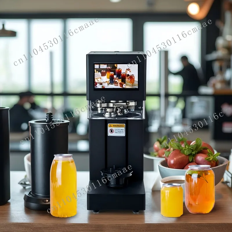 

High Quality Automatic Electric Smart Milk Tea Beverage Heat Sealing Machine Aluminum Tin Can Sealing