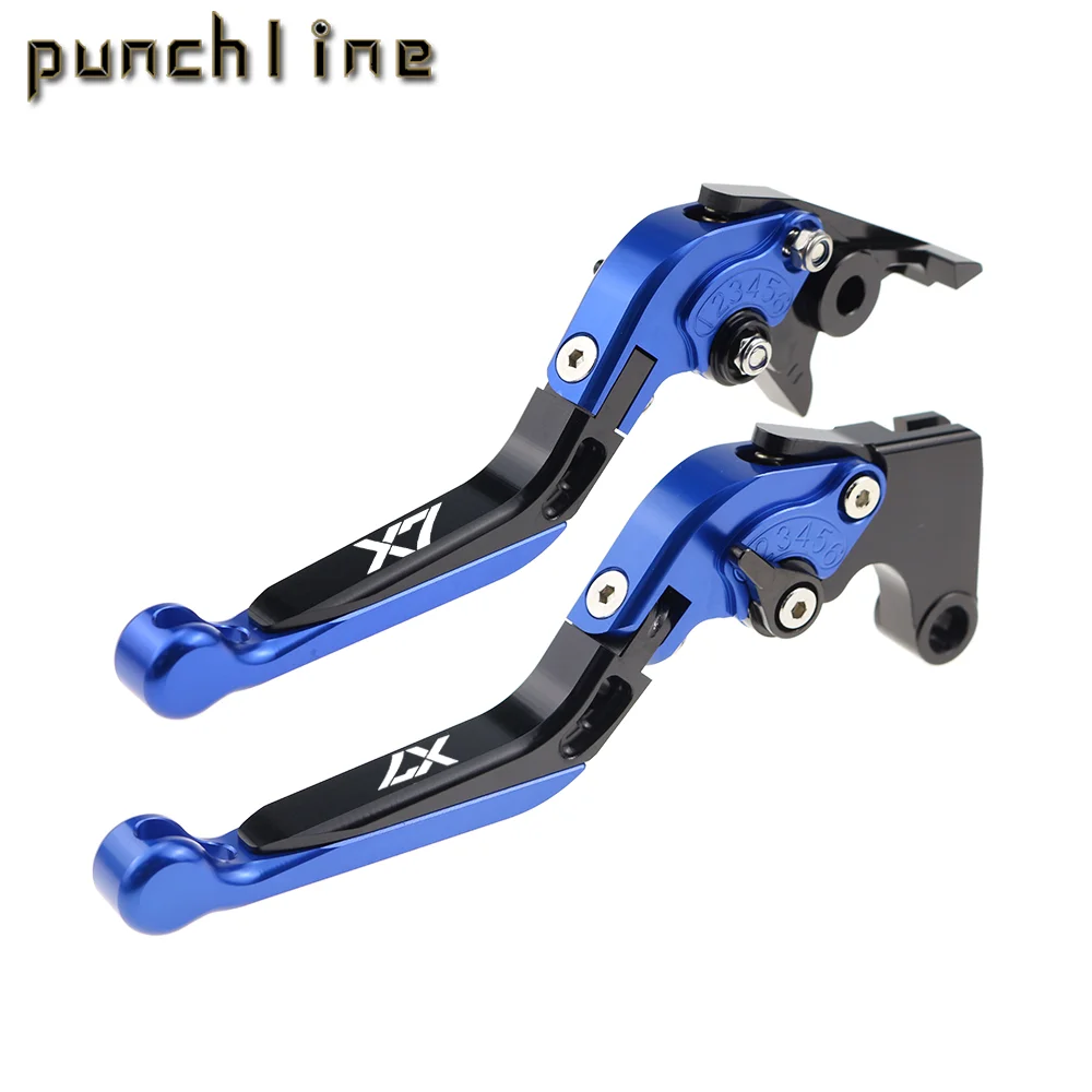 For Piggio X7 2021-2023 2022 Motorcycle CNC Accessories Folding Extendable For Brake Clutch Levers Adjustable Handle Set