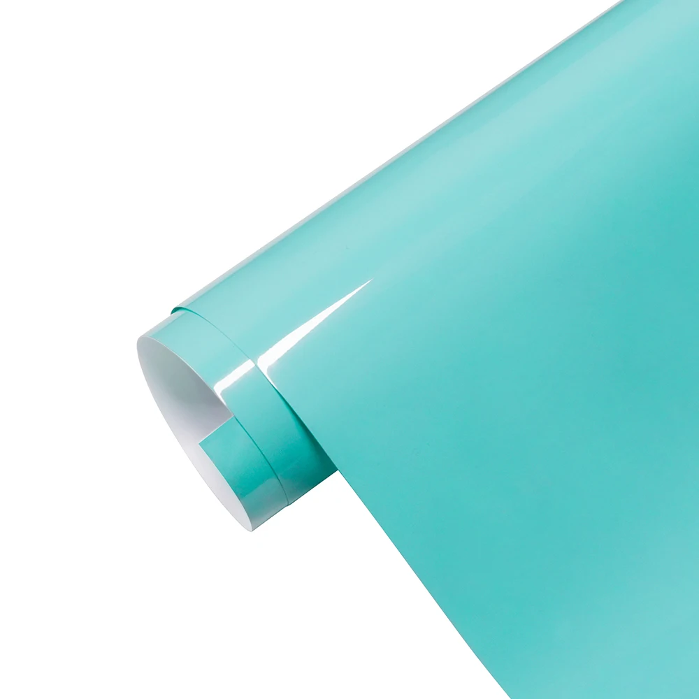 Tiffany Blue Car Sticker Adhesive Vinyl Wrap PET Color Change Film Bubble Free Wrap Film Car Accessories Interior Exterior view 3