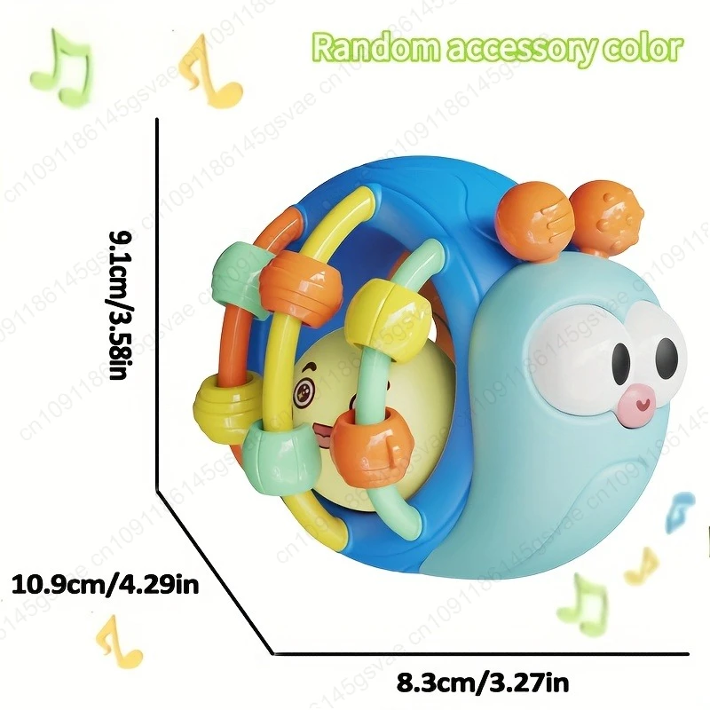 Baby Toy Catch Ball Bendy Baby Walker Rattles Develop Intelligence Ball 0-12 Months Plastic Bell Rattle Doll