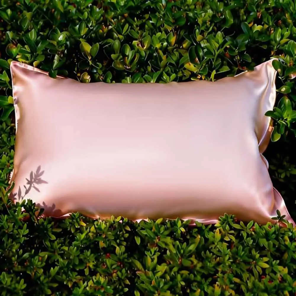 100% Pure 16MM Silk Pillowcase Two Sides Natural Mulberry Silk Pillow Case with Hidden Zipper Soft Breathable Good for Hair&Skin