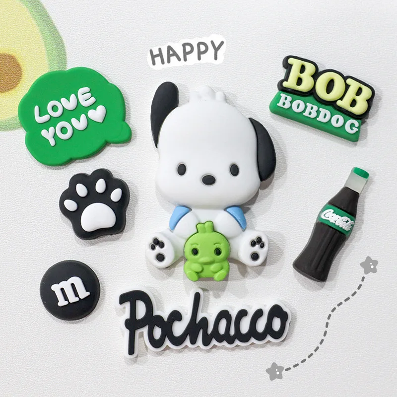 12Pcs Cartoon Anime Shoe Charms For Clogs Bubble Slides Sandals Removable PVC Shoe Decorations Accessories For Christmas Gifts