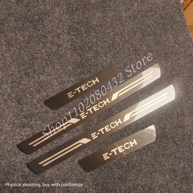 High-quality stainless steel Ultra-thin Door Sill Plate For Renault MEGANE CAPTUR KAPTUR CLIO E-TECH 2023-2025 Car Styling