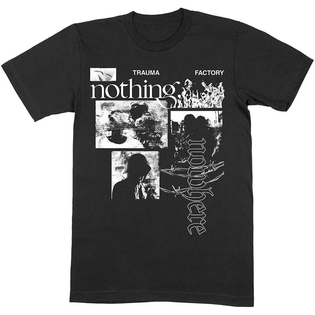 Men'S Nothing Nowhere Trauma Factor V 1 Slim Fit T Shirt Large Black