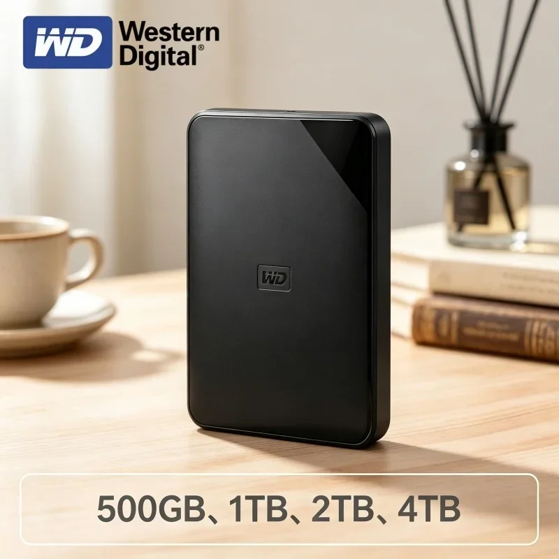 Western Digital WD Elements 2.5" USB3.0 Hard Drive Portable External Hard Disk HDD 1TB 2TB 4TB 5TB For Laptop Desktop PC