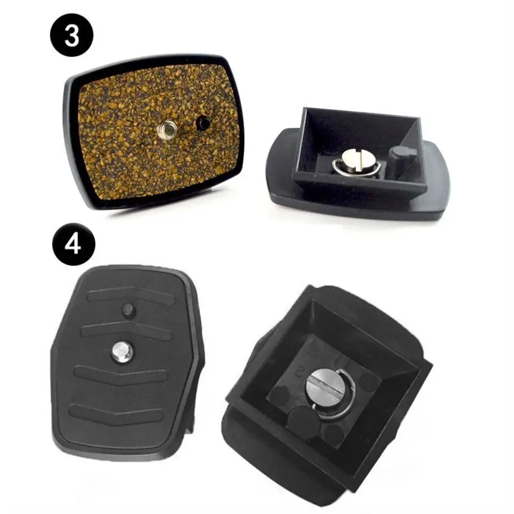 

1/4 Screw Tripod Head Plate Plate Adapter Screw Mount Camera Plate Plastic SLR Camera Yunteng Velbon 690/590/600