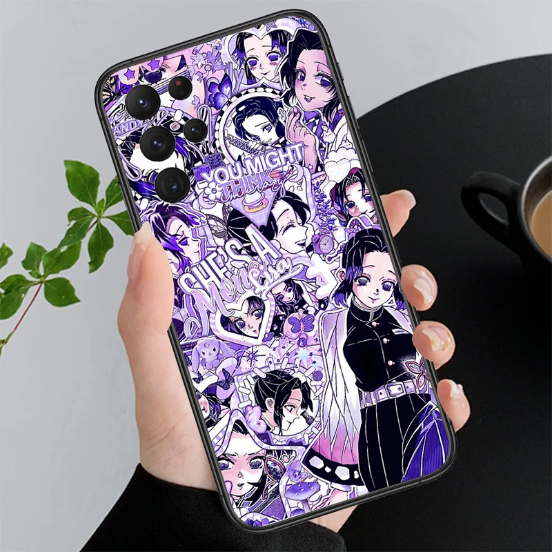 

Phone Case For Samsung A55 A16 A56 A36 A35 A15 A53 A54 A33 A34 A25 A05S A52 A52S A14 A26 A71 Demon Slayer Anime