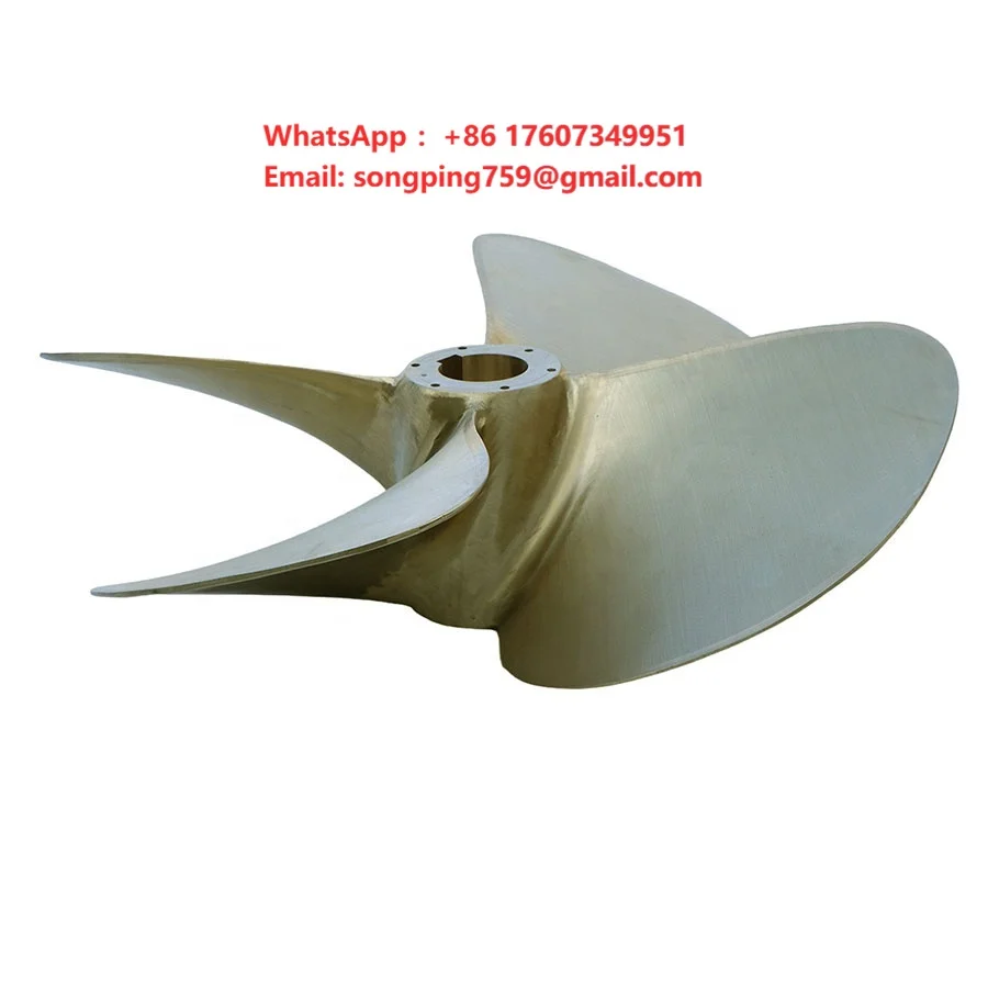 Marine Boat Bronze 4 Blade Propeller for Yacht