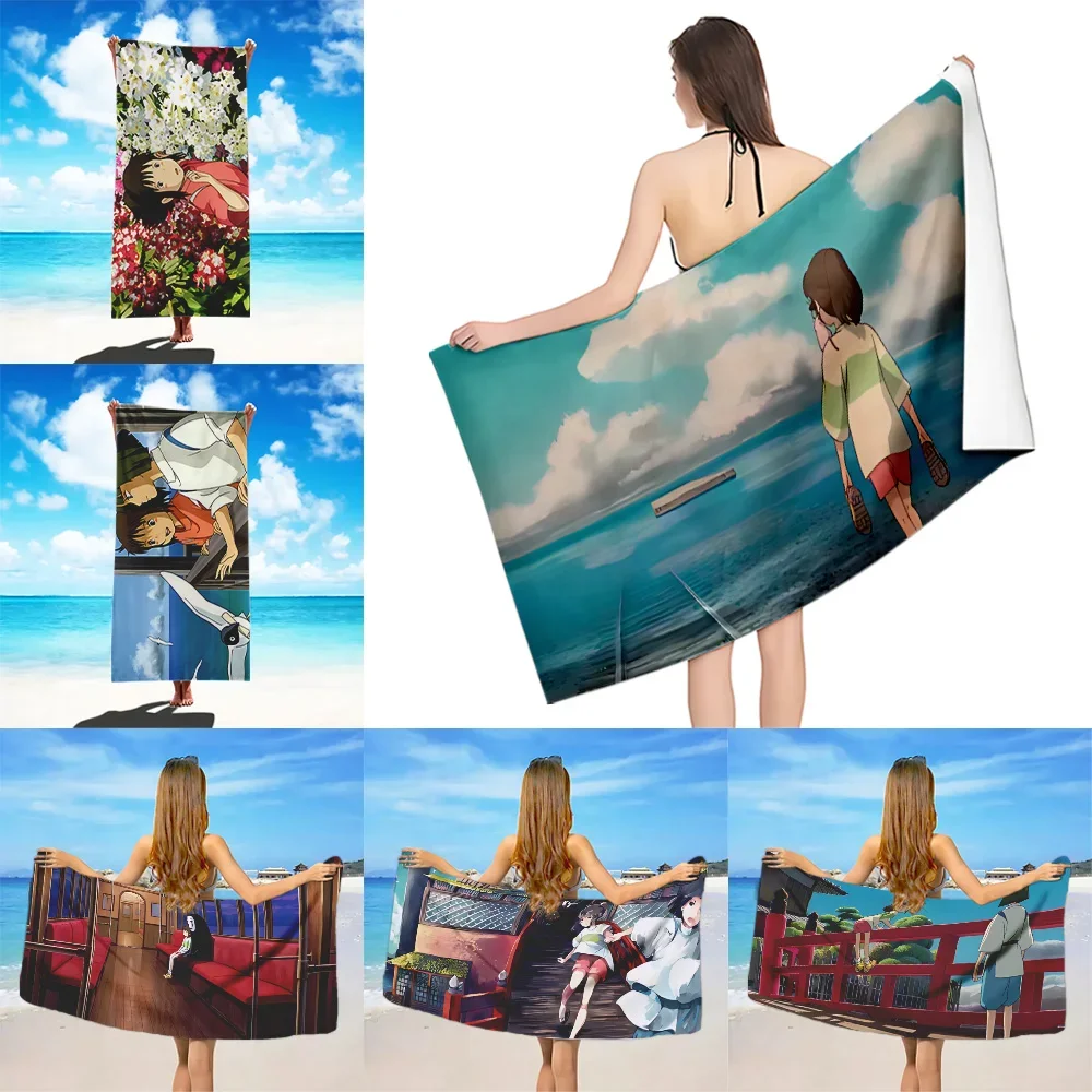 S-Spirited A-Away Beach Towel Microfiber Sand Free Quick Dry Soft Sandproof Pool Towels Gift for Women Travel Gym Shower Camping