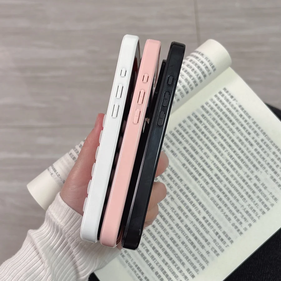 Candy Bumper Phone Case For iPhone 17 16 E 15 14 13 12 11 Pro Max XR X XS 7 8 Plus 3D Suction Cup Airbag Clear Shockproof Cover - náhled 5