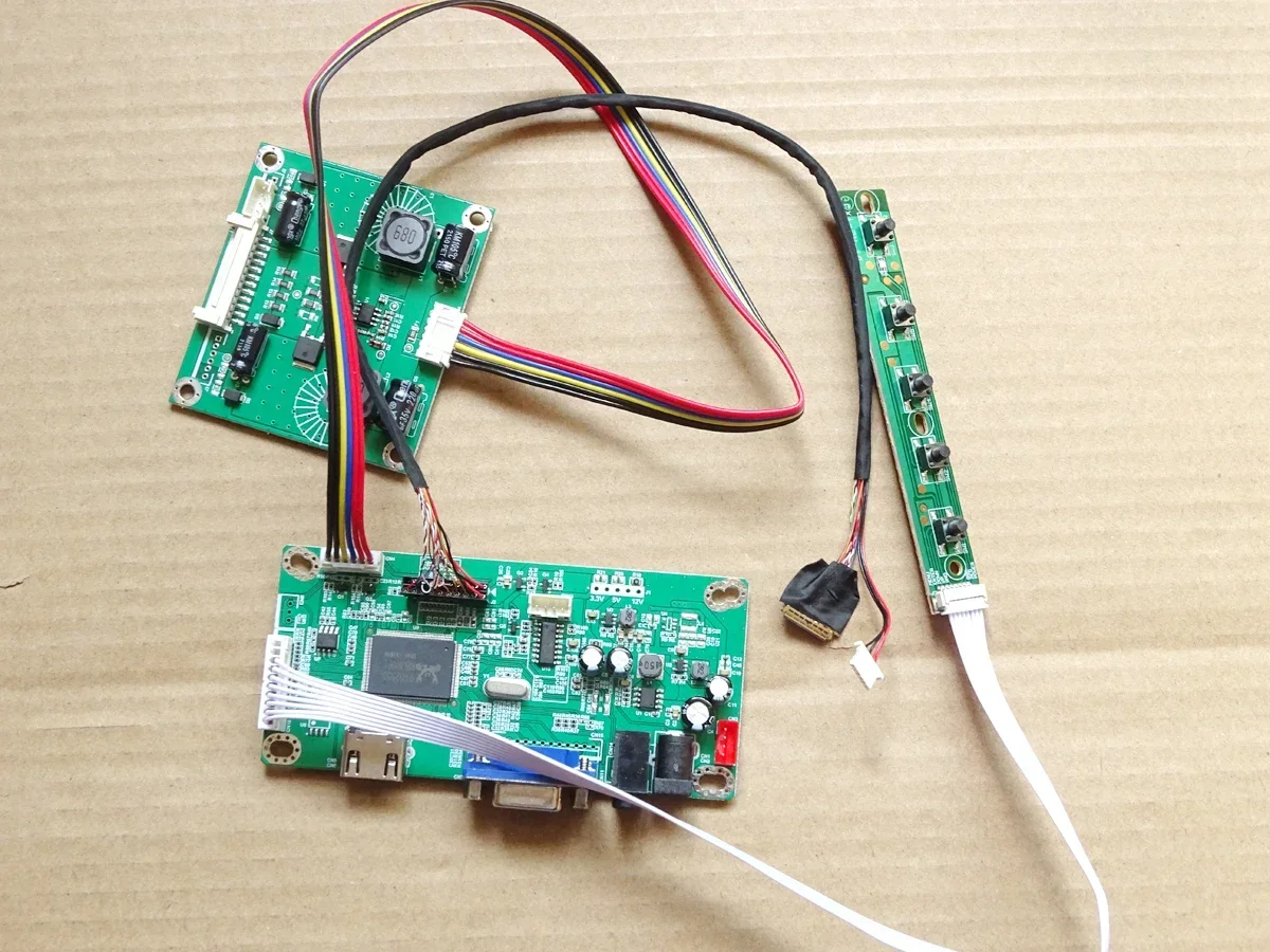 

Карта драйвера контроллера подходит для LM270WQ1-SDE1/SDE3/SDE5 монитора iMAC 2560*1440 WLED плата подсветки VGA + HDMI ЖК-панель DIY Kit