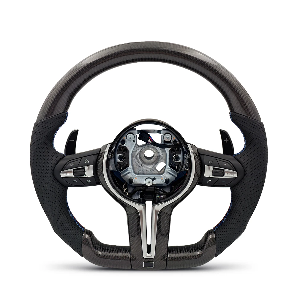 M Sport Carbon Fiber Stering Wheel for BMW F01 F10 F11 F12 X5 F15 X6 F16 F20 F21 F22 F23 F25 F26 F30 F31 F32 F33 F34 F36 M3 F80