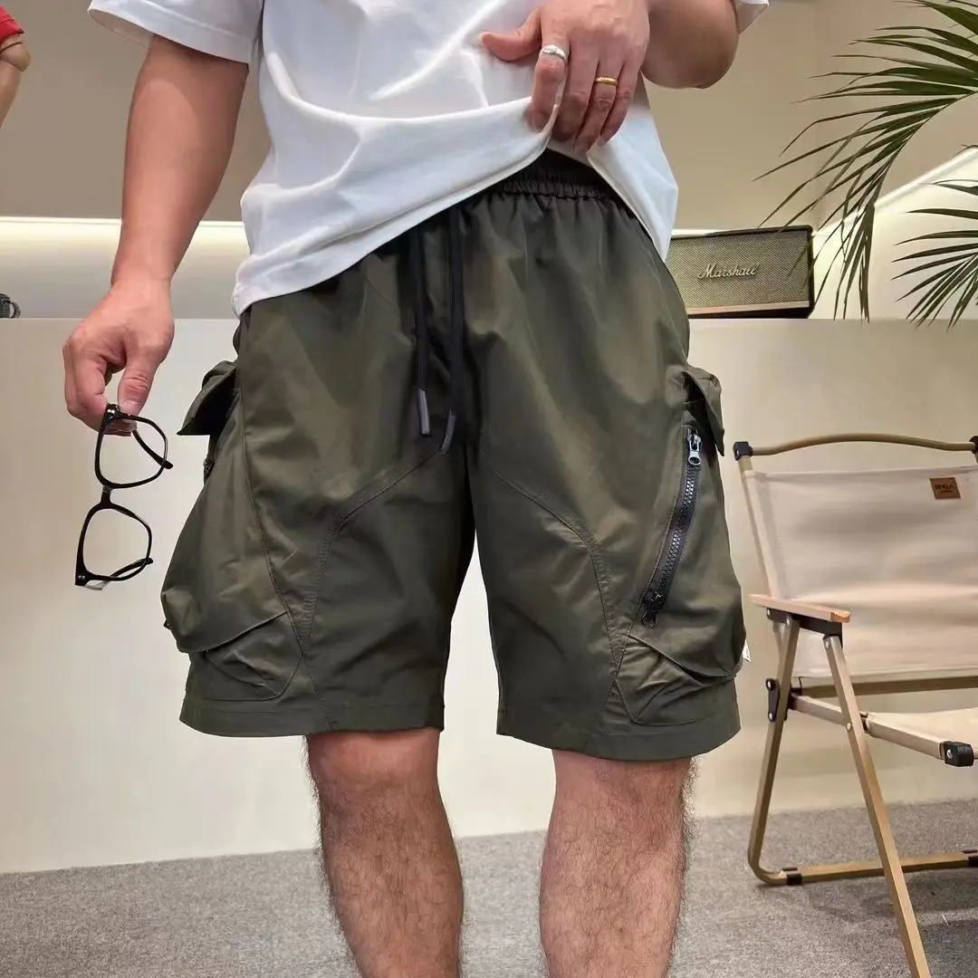 Summer 2026 Men's Popular Outdoor Sports Quick-drying Tooling Multi-pocket Outer Wear Half Pants Loose Breathable Hiking Shorts