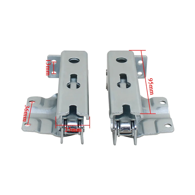 1Pair Fridge freezer embedded door Hinges for Siemens Bosch Built-in refrigerator flat hinges
