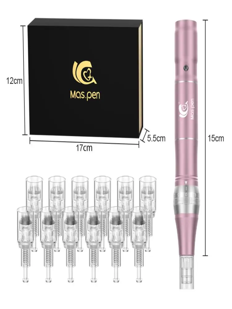 Profissional microagulhamento sem fio dermapen ultra l1 autêntico kit dermapen com cartuchos de