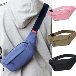 Riñonera informal para hombre y mujer, bolso grande para teléfono, bandolera para el pecho, plátano