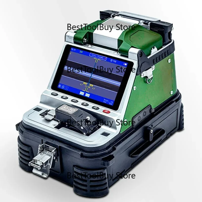 Fiber Fusion Splicer 6 Motors with Fiber Cleaver VFL Power Meter Tool Kits