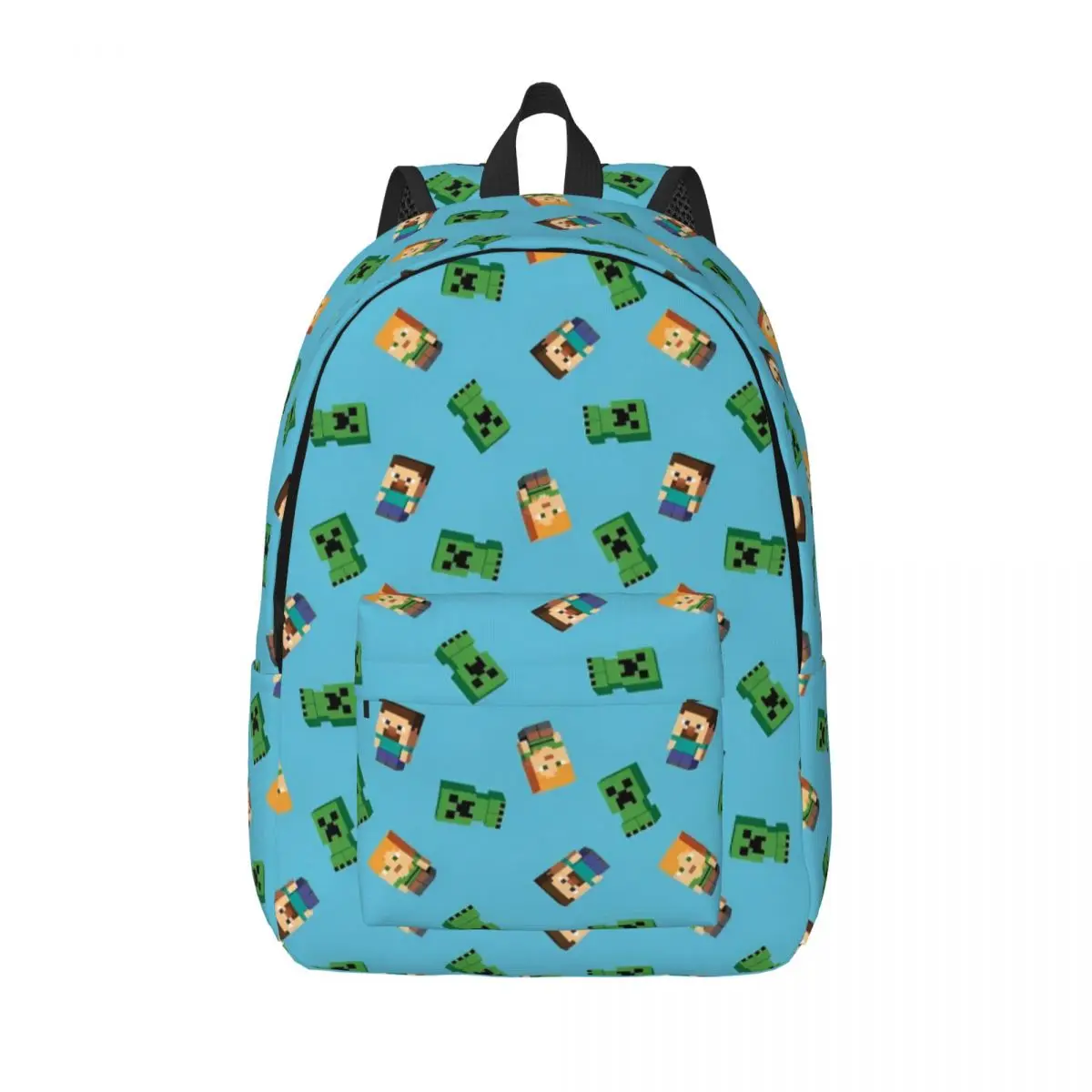 

Creeper Big Face Videogame Backpack for Men Women Fashion High School Work Daypack Laptop Shoulder Bag Gift