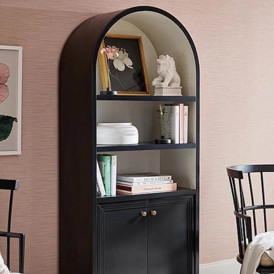 Retro Solid Wood White Cabinet for Living Room Easy to Clean Non-Slip Feet Scratch Resistant Premium Quality Reinforced Frame
