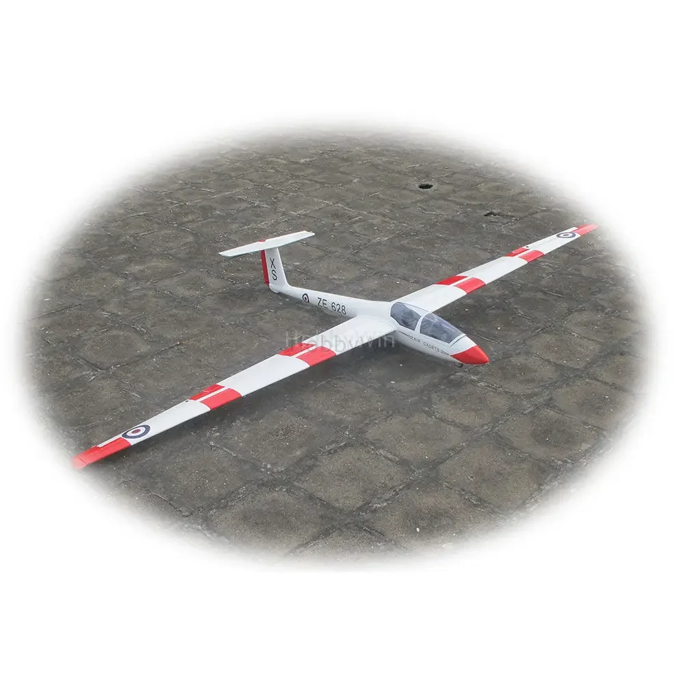 FlyFly Hobby RC Airplane ASK-21 KLW Slope Glider 2600mm ARF Fiberglass RC Model Sailplane