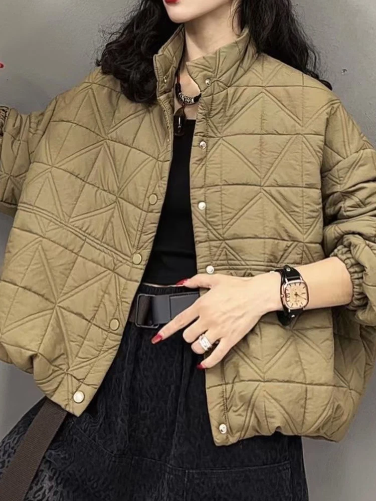 Max LuLu Elegant Quilted Winter Ladies Jeacket Luxury Oversized Coats Loose Leisure Thicken Harajuku Vintage Fashion Warm Parkas