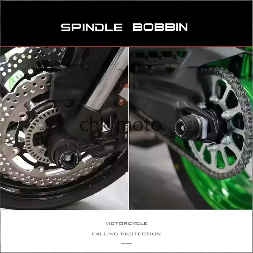 Front Rear wheel Spindle Crash Protection For HONDA CBR650R CB650R 2019-2026 Front Rear wheel Protection