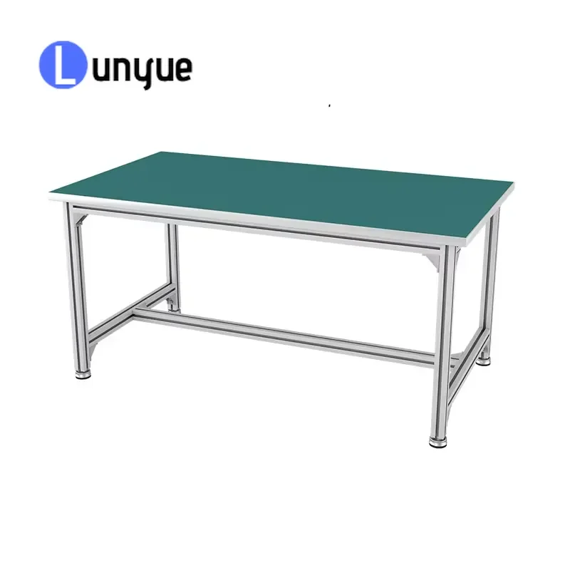 Custom Aluminum Work Bench for Watchmaking Electronic Mobile Repair Workshop Durable Adjustable Height Sturdy Metal Table
