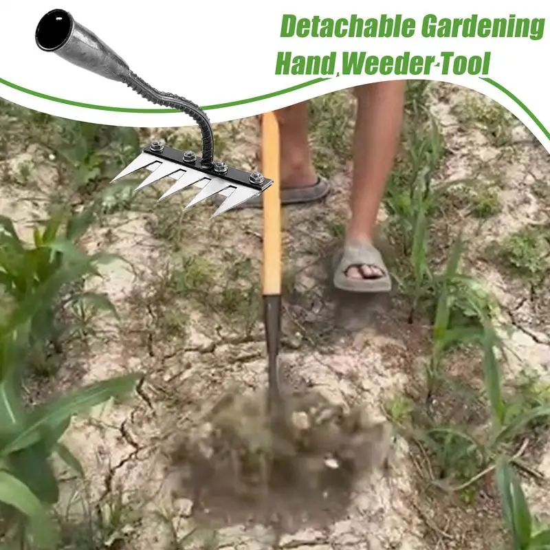 Outil de désherbage, extracteur de déracinement de jardinage, manuel détachable, griffe de désherbage, outil de jardinage ergonomique efficace