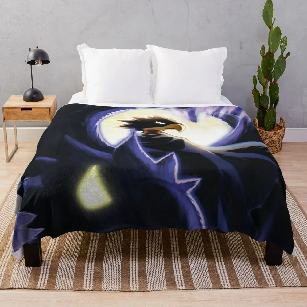 

tokoyami fumikage Throw Blanket Soft Warm Blanket Gift for Grandparents