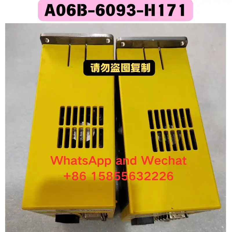 Used OEM disassembled parts Driver A06B-6093-H171 Functional test OK Fast Shipping