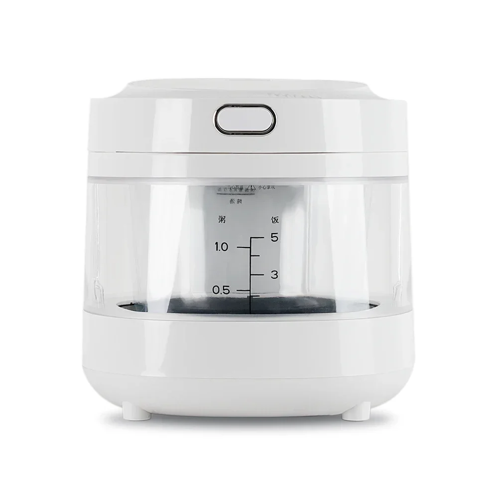 YYHC-OEM Wholesale Home Appliance 3L 600w Smart Multicooker Food Cooke Uncoated Electric Glass Rice Cooker with Time Preset Func