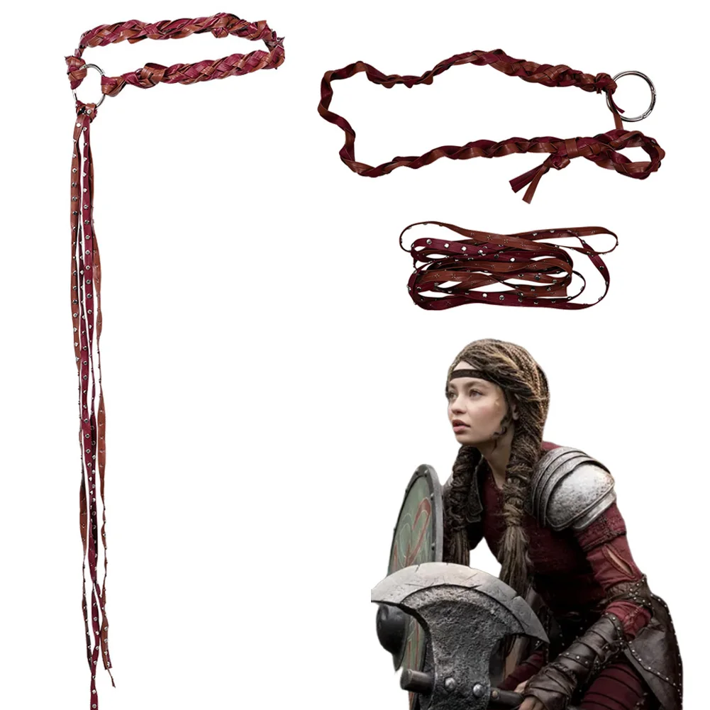 

How Train Dragon Cosplay Astrid Red Brown Leather Belt Hallowmas Role Play Props Cosplay Outfits Accessories Party Carnival