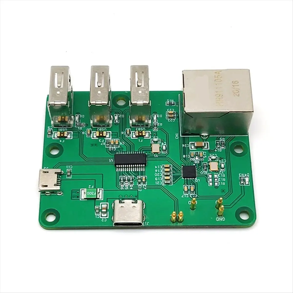 Super Sale 1PCS USB to Ethernet HUB Hub for Raspberry Pi Zero Network HUB Expansion Board