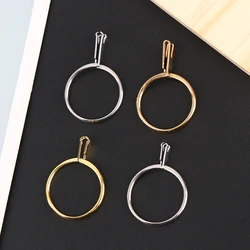 Spring Type Ring Stone Gemstone Diamond Holder Display Ring Diamond Four-Claw Gemstone Claw Meson Holder Jewelry Tool Equipments