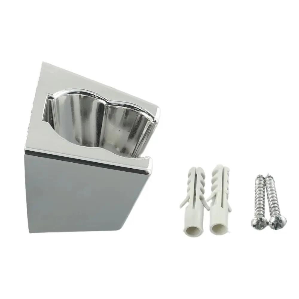 Plastic Shower Head Holder Square Strong Hold Hand Shower Stand Rustproof Universal Fit Wall Mount Holder Wall Mount
