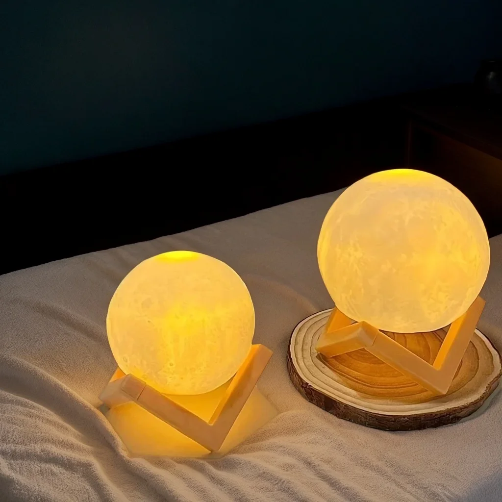 جهاز عرض Galaxy LED Moon Light - ضوء ليلي DIY لديكور غرفة النوم وهدايا عيد الميلاد