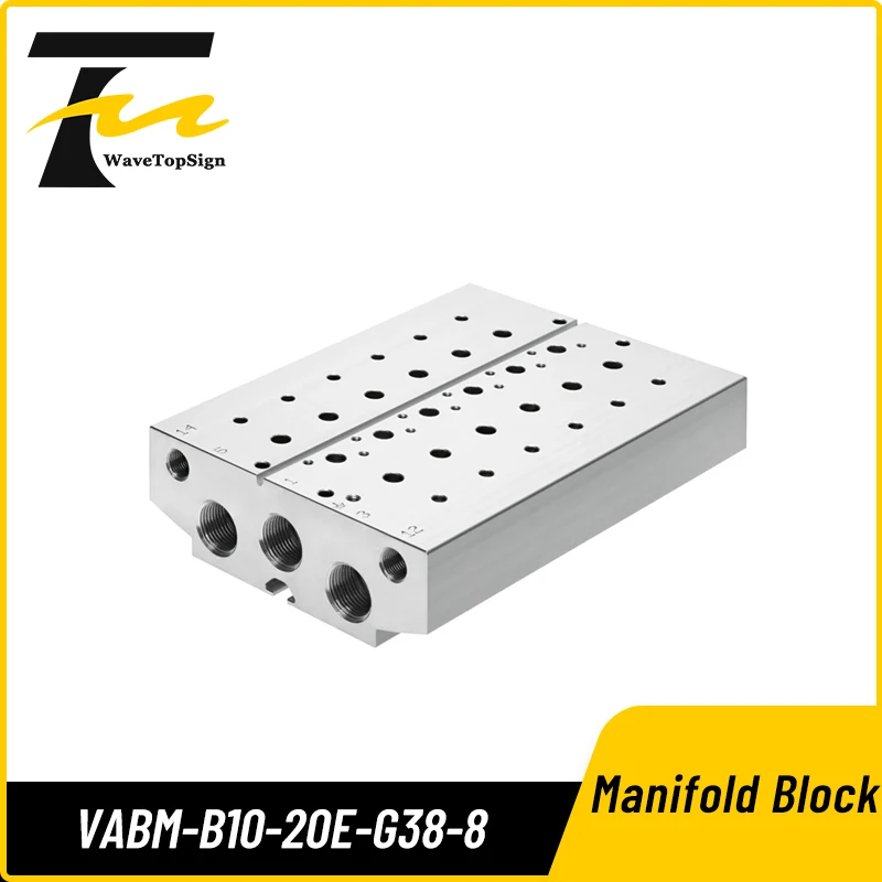 VABM-B10-20E-G38-8 Pneumatic Manifold Base Valve Manifold Block for Solenoid Valves