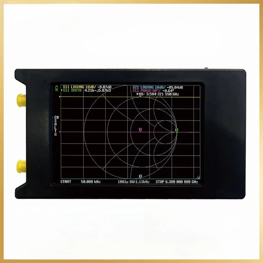 Portable handheld vector network antenna analyzer for RF research and development parameter testing equipment