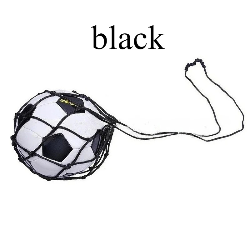 1個のサッカーボールトレーニングメッシュバッグは、子供、ティーンエイジャー、大人のサッカートレーニング補助器具に適しています。