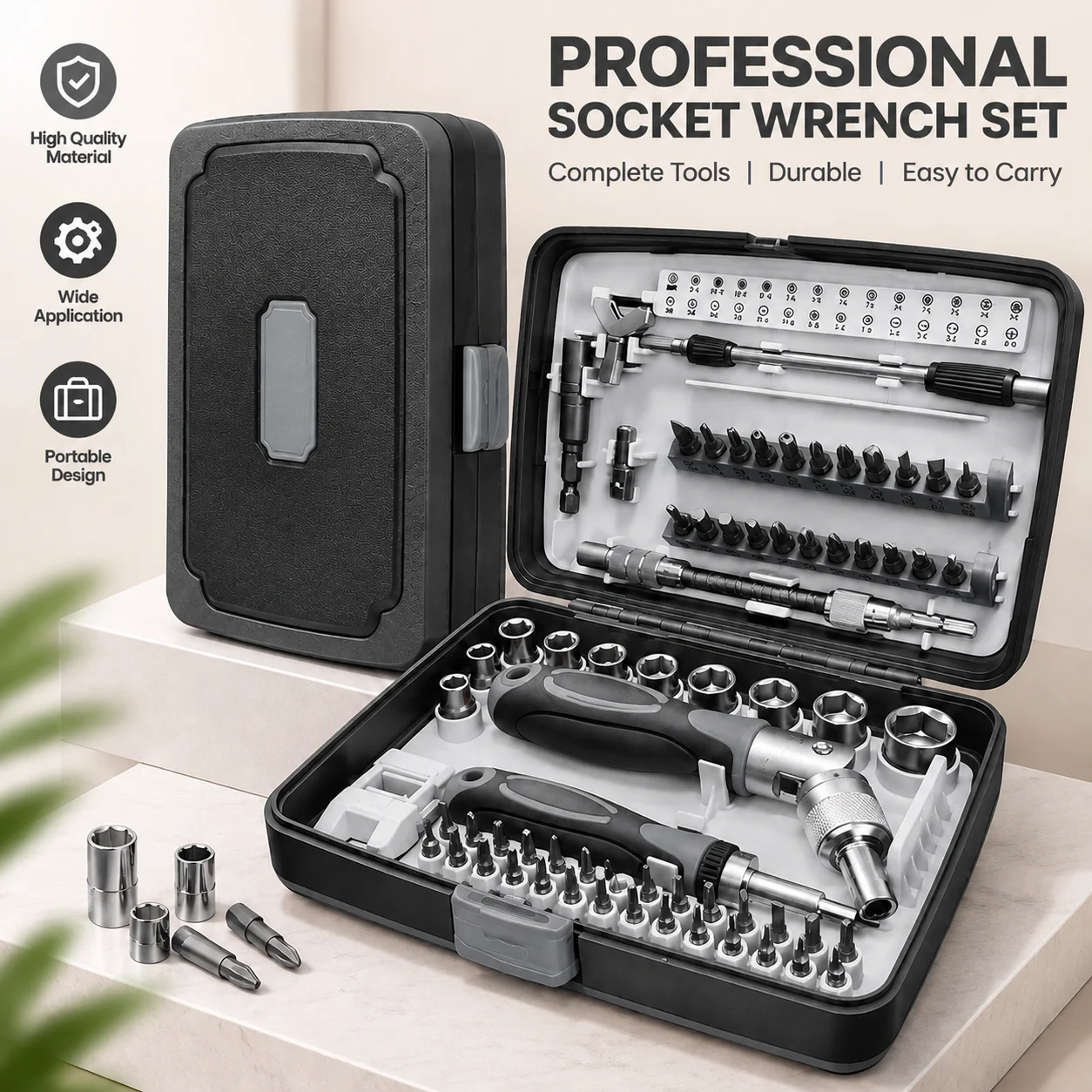 Professional grade magnetic screwdriver set is suitable for mobile phone camera computer daily maintenance, multi-functional
