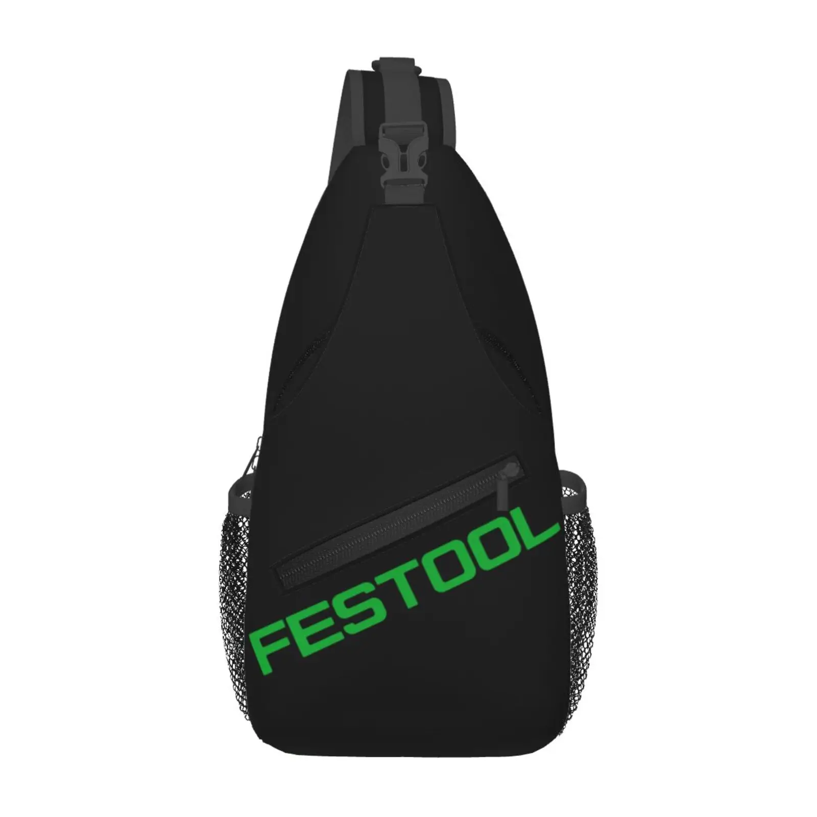 Festool Text Patterning Sling Bag Casual Crossbody Backpack Travel Hiking Daypack Lightweight Chest Purse Fashion Shoulder Bagsv