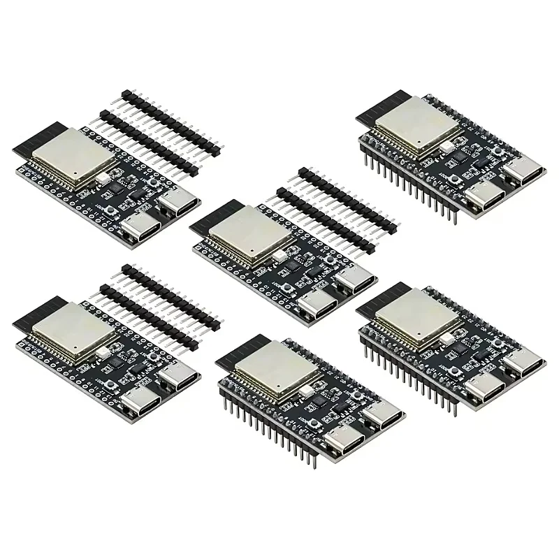ESP32-C6 ESP32 WiFi+Bluetooth Internet Of Things Dual Type-C Development Board ESP 32 Core Board ESP32-C6-DevKit C For Arduino