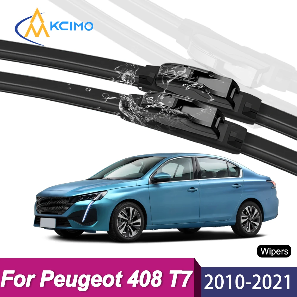

Replacement Wiper Blades Set for Peugeot 408 T7 2010–2021 High Flexibility Strong Structure