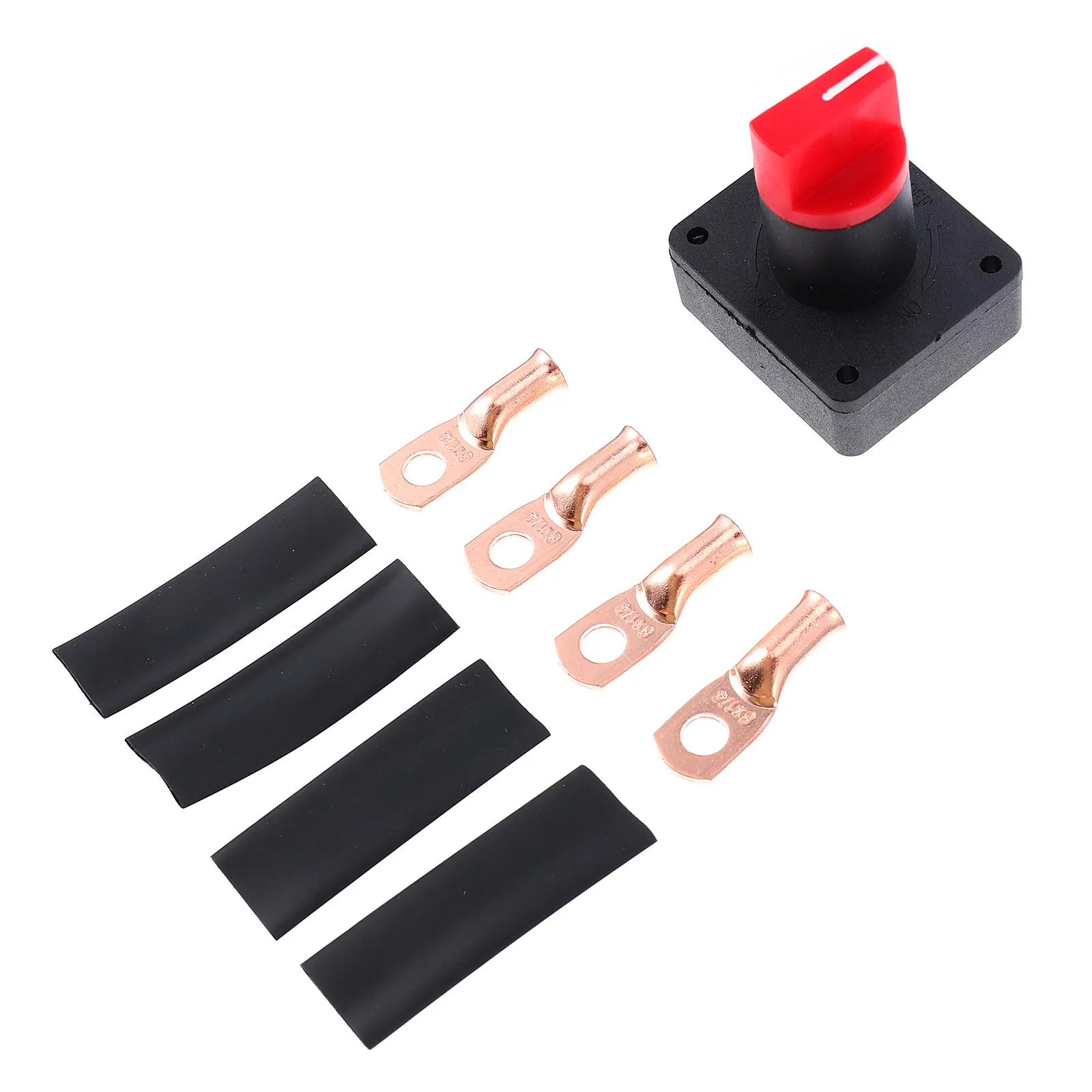 1Set 300A Battery Disconnect Cut Off Switch ABS Copper Housing for Vehicle Rv Marine Camper Truck Prevent Power Drain Theft