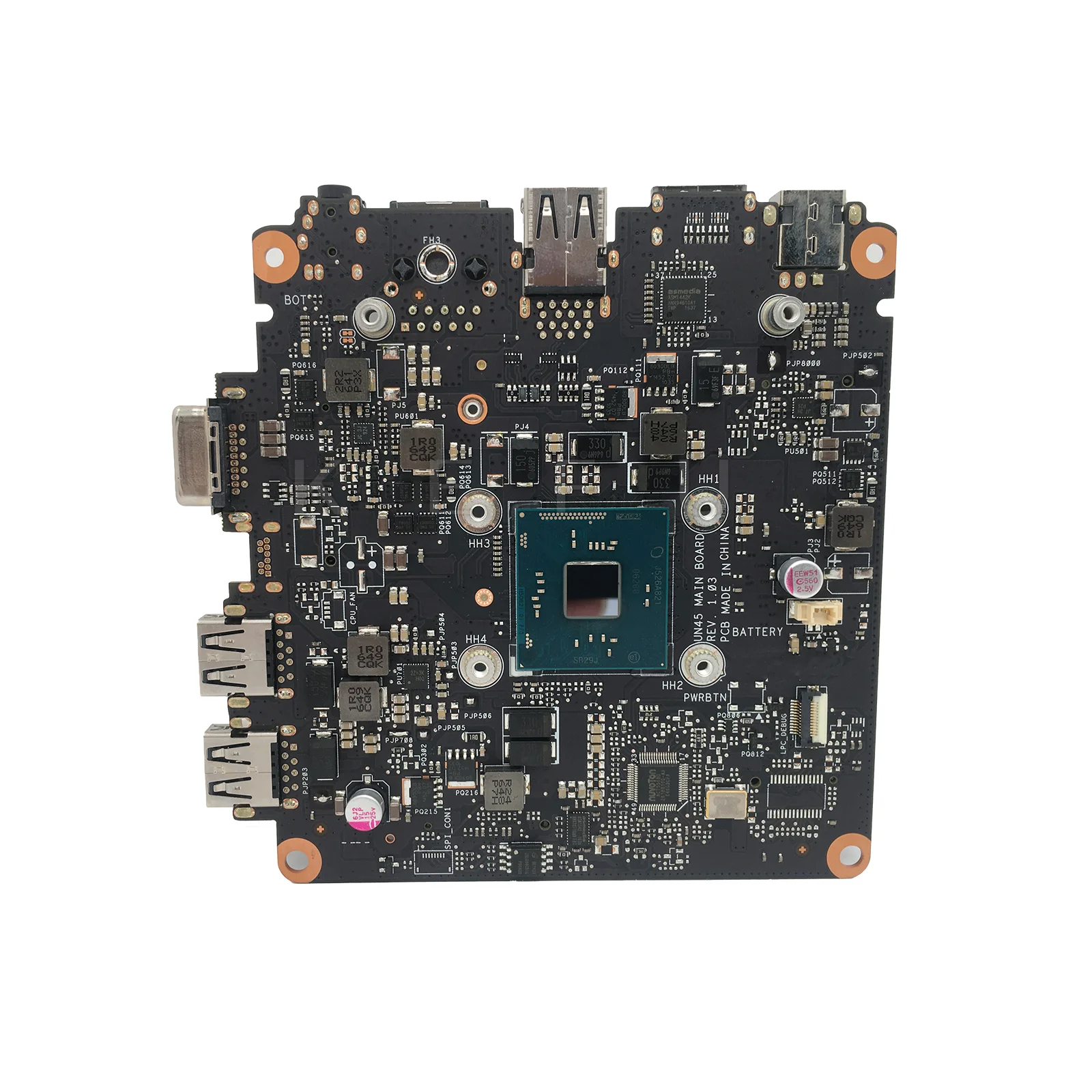 KEFU UN45 Mainboard For ASUS VivoMini UN45H Home Mini Computer Motherboard With CPU: N3060 UMA Test Systemboard OK