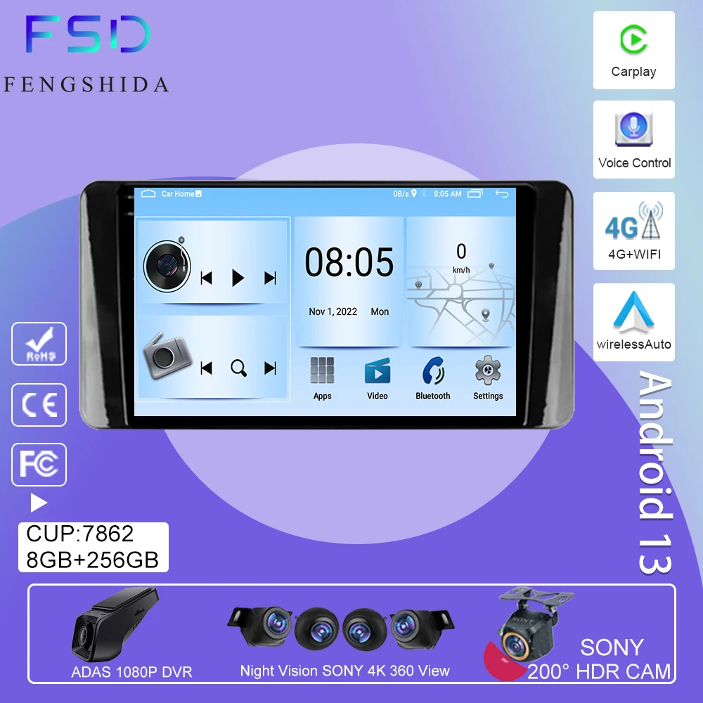 

Android 13 For Volkswagen Polo Mk6 VI 6 2020 - 2022 Multimedia Car Player Autoradio GPS Video Navigation Carplay 5G No 2Din DVD