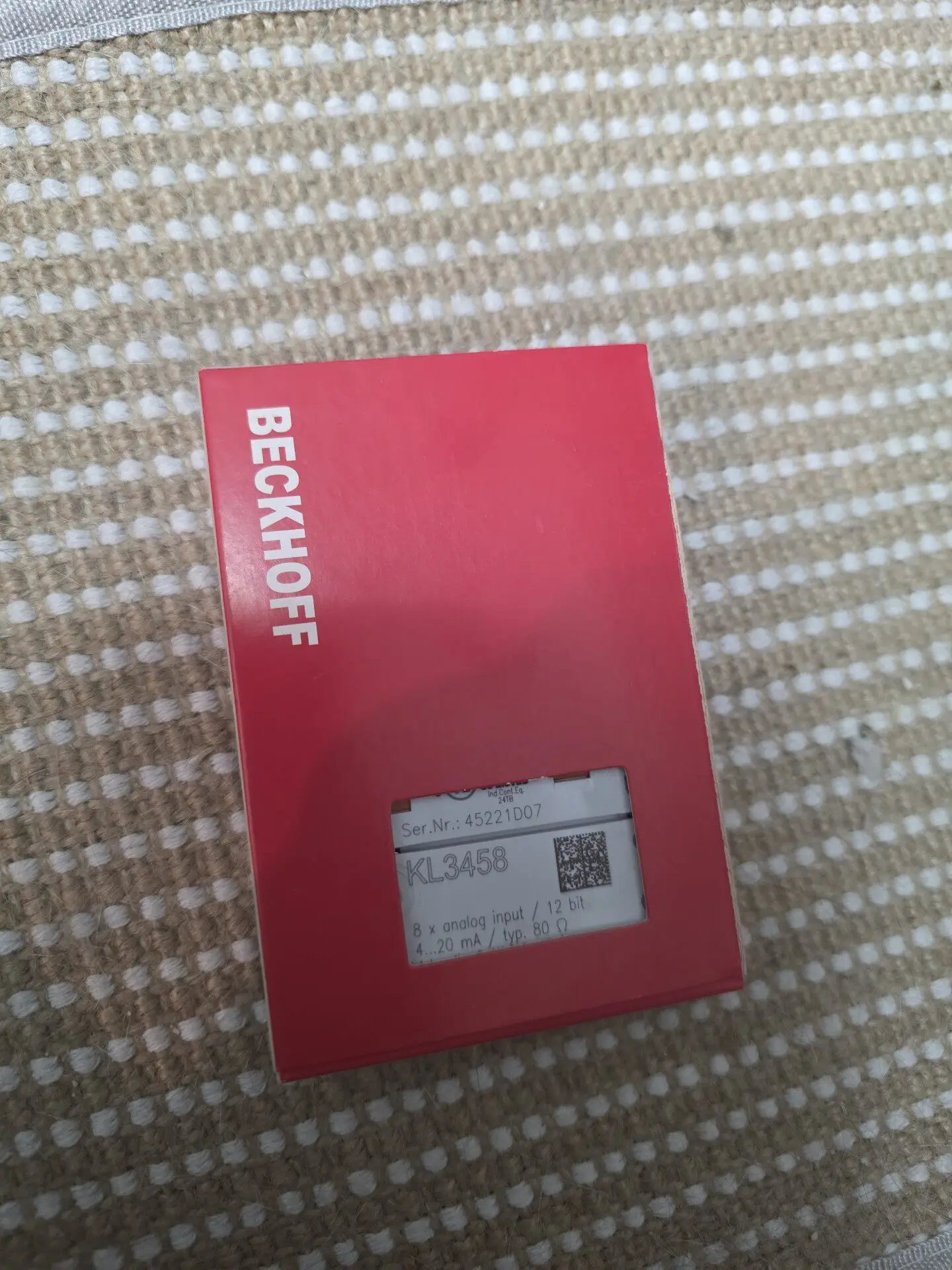 BECKHOFF KL3458 Module, Original From Germany, Brand New With QR Code