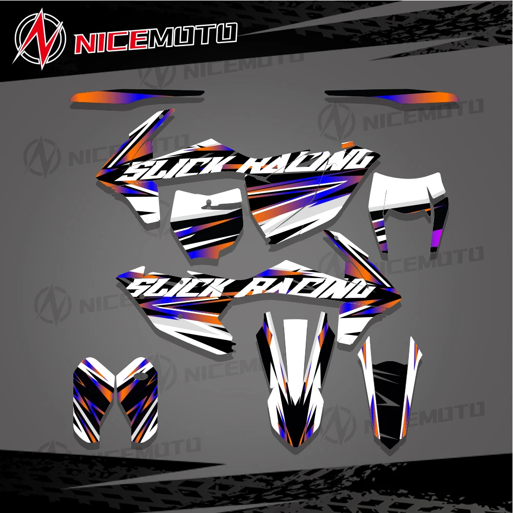 

NICEMOTO For KTM 125 250 350 450 500 SX SXF XC XCF 2016 2017 2018 EXC EXCF XCW 2017 2018 2019 Graphics Decals Stickers 4 sold