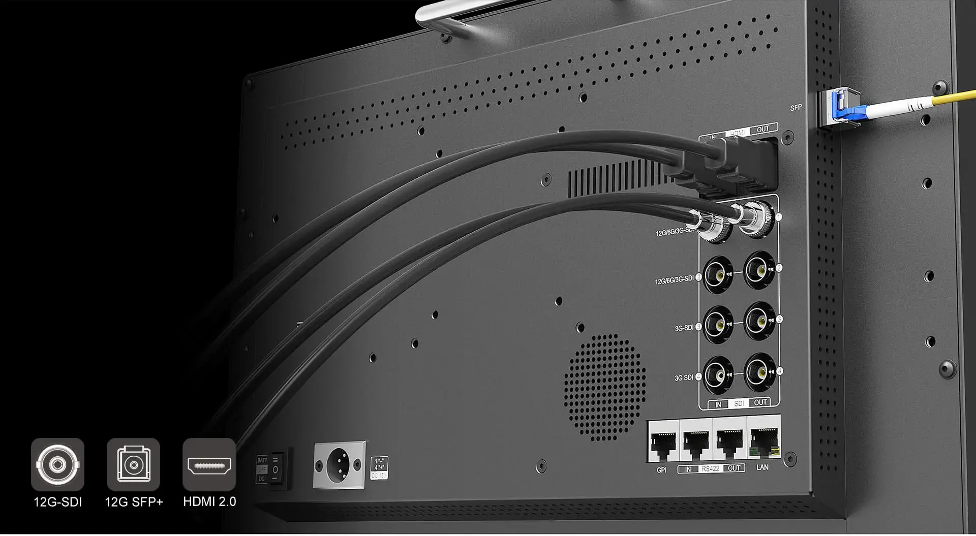 Full HD Pro 12G-SDI Broadcast Production Filmmaking  CTV-K17 17.3